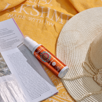 LAKSHMI | Sun Protection Milk SPF15 | spray, medium bescherming voor gezicht en lichaam, 100ml